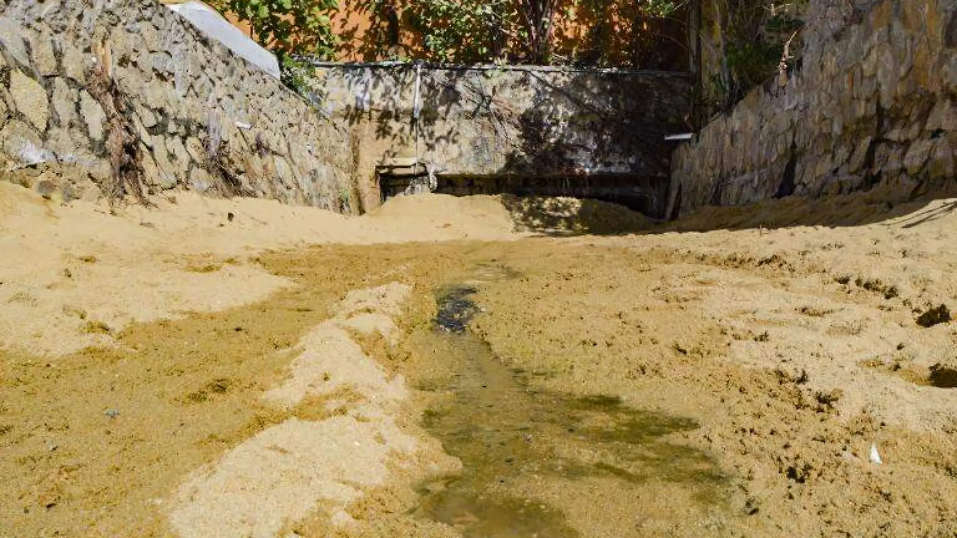 Acapulco escurrimientos de Aguas negras